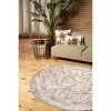 Luxe Arlington Faux Sheepskin Circular Rug | 6' - 3 of 4
