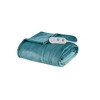 Serta 50"x60" Plush Electric Heated Throw Blanket - 3 of 4
