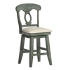 24" South Hill Napoleon Back Swivel Counter Height Chair - Inspire Q - 3 of 4