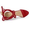 Allegra K Women's Open Toe Strappy Lace Up Stiletto High Heel Sandals - 4 of 4
