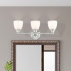 Livex Lighting Somerville 3 - Light Vanity in  Polished Chrome - 4 of 4