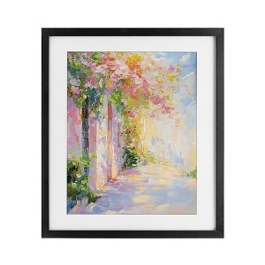 Stupell Industries Quaint Village Home Framed Print Under Glass Art - 1 of 4