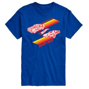 Men's - Hot Wheels - Valentine's You Make My Heart Race Short Sleeve Graphic T-Shirt - 1 of 4