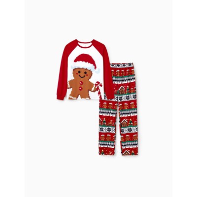 PATPAT Family Christmas Pjs Matching Sets Holiday Jammies Sleepwear Christmas Pajamas for Family Xmas Outfits with Socks