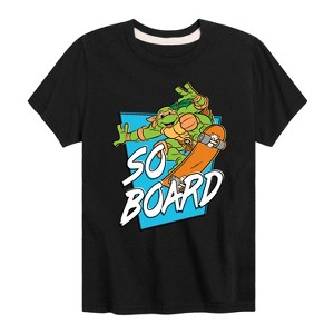 Boys' - Teenage Mutant Ninja Turtles - So Board Short Sleeve Graphic T-Shirt - 1 of 4