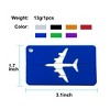 Unique Bargains Plane Print Reinforced aluminum alloy Luggage Tags - 4 of 4