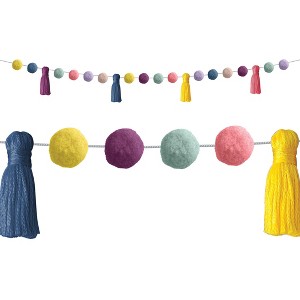 Teacher Created Resources® Pom-Poms and Tassels Garland - 1 of 2