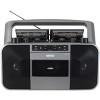 JENSEN MCR-1500 Portable Stereo CD Player Dual Cassette Deck Recorder with AM/FM Radio - 4 of 4