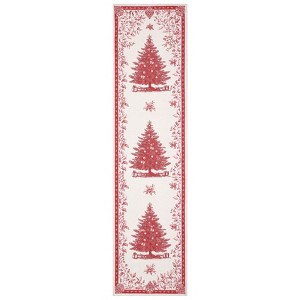 COZONY Christmas Tree Area Rug, Washable Non-Slip Holiday Carpet, Soft Ultra-Thin Stain Resistant Xmas Mat for Living Room Bedroom Office - 1 of 4