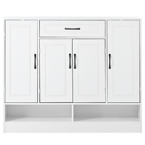 Bella Depot 47.2''W Shoe Cabinet with Adjustable Shelves - 1 of 4