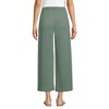 Lands' End Women's Sport Knit Pull On Drawstring Wide Leg Crop Pants - 2 of 3