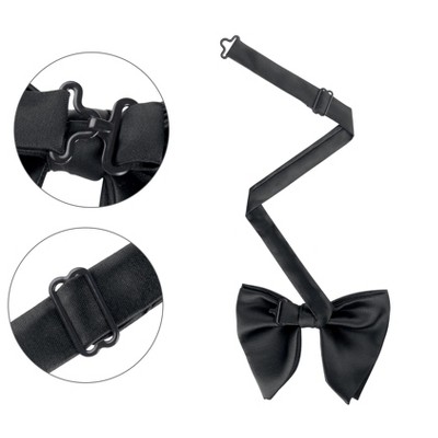 INSPIRE CHIC Men's Pre-tied Adjustable Satin Bow Tie - image 2
