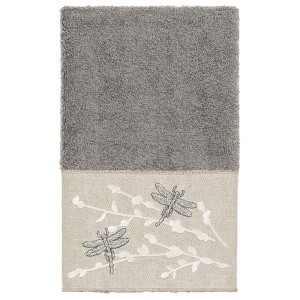 Linum Home Textiles 100% Turkish Cotton BRAELYN Embellished Towel Set - 1 of 2
