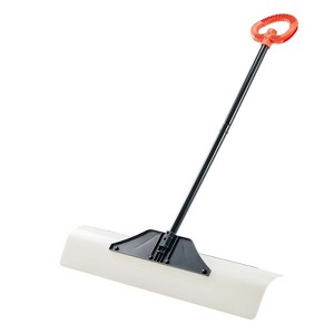 Snow Pusher Shovel with Segmented Handle & Metal Reinforced Edge 36" Heavy-Duty - 1 of 4