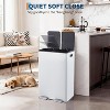 Dual Trash & Recycle Bin, 16 Gal (2×30L) Stainless Steel Kitchen Garbage Can - Odor-Resistant with Lid, Inner Bucket & Quiet Step Pedal, for Home - 4 of 4