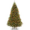 National Tree Company Pre-Lit LED Slim Kingswood Fir Artificial Christmas Tree Dual Color Lights - 2 of 4