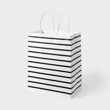 White Striped Small Gift Bag - Spritz™