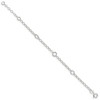 Black Bow Jewelry Children's Sterling Silver Fancy Link Chain Bracelet, 5-6 Inch - 2 of 4