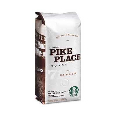 Starbucks Coffee, Pike Place, 1 Lb Bag, 6 Carton : Target