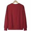 Coolmee Women's Casual Sweatshirt Crewneck Letter Print Graphic Drop Shoulder Long Sleeve Pullover Fall Tops - 2 of 3