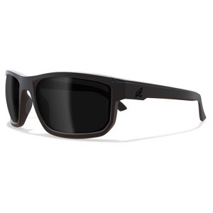 Edge Defiance Anti-Fog Polarized Wayfarer Safety Glasses Smoke Lens Black Frame - 1 of 1