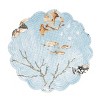 C&F Home Meraki Island Round Quilted Reversible Blue Coastal Placemat Set of 6 - 3 of 4
