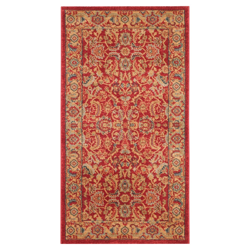 3'x5' Havyn Accent Rug Red/Natural - Safavieh