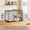 Yaheetech Metal Dog Crate for Small to Medium-Sized Dogs, Black - 2 of 4