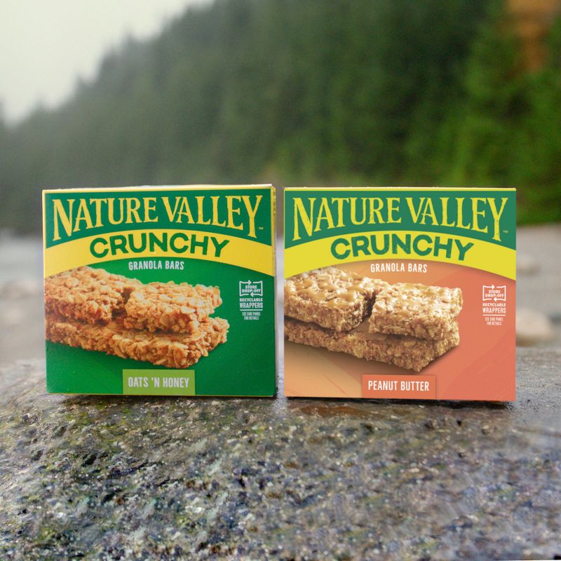 Nature Valley Crunchy Peanut Butter Granola Bars - 6ct, 6 of 10