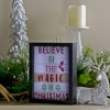 Northlight LED Lighted "Believe in the Magic of Christmas"" Shadow Box Wall Art - 9" - 2 of 4