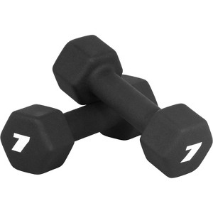 CAP Barbell Neoprene Coated Dumbbell Set, Color Coded Free Weights, Multiple Sizes & Color Options - 1 of 4