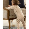 MiniMe Baby and Toddler Girls "Princess Bows" Cotton Rich Side-Snap Footie - 3 of 4