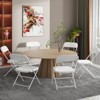 SUGIFT Folding Chairs Plastic Folding Chairs for Indoor/Outdoor Use, Non-Slip Design, Easy Storage - 2 of 4
