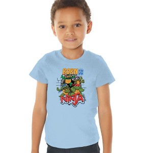 Toddler Boys' Teenage Mutant Ninja Turtles: Mutant Mayhem Born To Be A Ninja Kids T-Shirt - 1 of 4