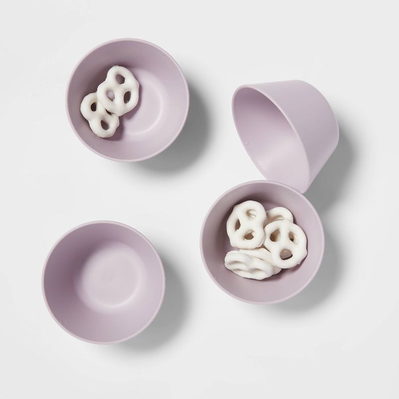7.9oz 4pk Plastic Mini Bowls - Room Essentials™, 2 of 4