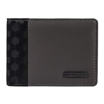 Hammer Anvil Mens Slimfold Wallet RFID Safe Thin Bifold Front Pocket Wallet