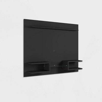 Shimla 64" Black Engineered Wood Floating Entertainment Center