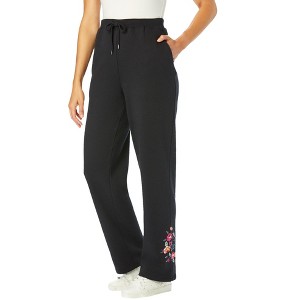 Woman Within Plus Size Petite Better Fleece Sweatpant - 1 of 4