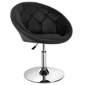 BestMassage Vanity Chair Modern Swivel Makeup Chair with Adjustable Height Accent Chair - 1 of 4