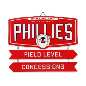 MLB Philadelphia Phillies Baseball Field Metal Panel - 1 of 4