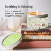 Magnificent 101 Long Lasting Pure White Sage Candle - 6 Oz - 35 Hour Burn Time - All Natural, Paraffin Free Candle to Cleanse - 4 of 4