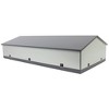 1/64 Dark & Light Gray 60 x 120ft Wooden Implement Shed w/ Side Doors STA-220 - 3 of 4