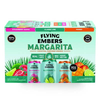 Flying Embers Sparking Margarita Variety - 6pk/12 fl oz Cans