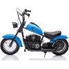 Electric Motorcycle for Kids, 24V 250W Kids Electric Dirt Bike, Two Speed Max Up to 14MPH & 60 Minutes Continuous, with Led Lights - 3 of 4
