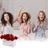 Unique Bargains Wedding Party Paper Flower Gift Bags with Handle 12 Pcs - 3 of 4