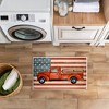 Stupell Industries Patriotic Usa Flag Truck Printed Plush Bath Mat And Bath Rug, Design By Kim Allen, 18"X30" - 4 of 4