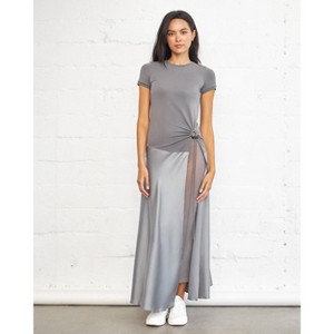 Spruce Fashion Roya Satin Dress - 1 of 4