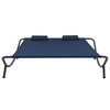 vidaXL Patio Lounge Bed Fabric Blue - 2 of 4