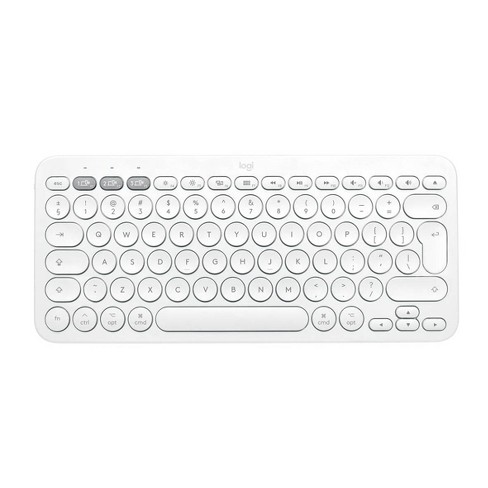 Logitech K380 Multi Device Bluetooth Scissor Keyboard Off White Target