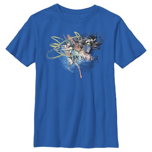 Boy's Wonder Woman Power Sketches T-Shirt - image 1 of 4